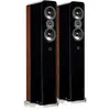 Image de Q Acoustics Concept 500 Noir et Noyer - Enceintes Colonnes (la paire)