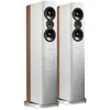 Image de Q Acoustics Concept 500 Blanc et Chêne - Enceintes Colonnes (la paire)