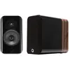Image de Q Acoustics Concept 300 Noir et Noyer - Enceintes Bibliothèques (la paire)