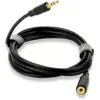 Image de QED Connect Rallonge Jack - Rallonge Mini-Jack 3,5 mm de 1,5 m