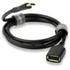 Image de QED Connect USB A femelle vers C - Câble USB-A Femelle vers USB-C de 0,75 m