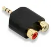 Image de QED Connect Adaptateur RCA femelle vers Jack 3,5 mâle - Adaptateur Mini-jack 3,5 mm vers RCA