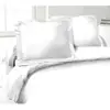 Image de Lovely Home Lot De 2 Taies D'oreillers 100% Coton 50x70 Cm - Blanc