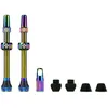 Image de Valves Pour Pneu Sans Chambre Ã Air - Paire De 2 - Alu - 60mm - Iridescent - Muc-Off