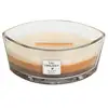 Image de Woodwick Café Bonbons Trilogy Bateau (dessert au café) - Bougie parfumée - 453,6 g