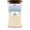 Image de Woodwick Trilogy Bougie parfumée Calming Retreat avec mèche en bois 609,5 g