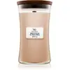 Image de Woodwick Bougie parfumée Vanille & Sel Marin avec mèche en bois 609,5 g