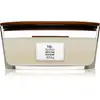 Image de Woodwick Bateau en Teck Blanc - Bougie parfumée - 453,6 g