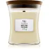 Image de Woodwick Vase en teck blanc - Bougie parfumée - 275,0 g