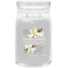 Image de Yankee Candle - Smoked Vanilla & Cashmere Signature Candle ( kouÂ¿ovÃ¡ vanilka a ka?mÃ­r ) - VonnÃ¡ svÃ­Â¿ka 567.0g