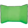 Image de LASTOLITE kit fond panoramique en tissu 4 m vert chromakey