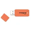 Image de Cle USB 2.0 Integral Neon 128Go Orange