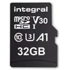 Image de Integral - Carte mÃ©moire flash (adaptateur microSDHC - SD inclus(e)) - 32 Go - A1 / Video Class V30 / UHS-I U3 / Class10 - microSDHC UHS-I