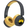 Image de OTL Technologies DC Comics Batman Gotham City Casques Avec fil &sans fil Arceau Musique USB Type-C Bluetooth Jaune, Noir