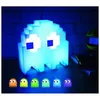 Image de Lampe Pac-Man - Lampe FantÃ´me V2 (Bleue)