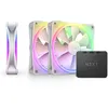 Image de NZXT F120 RGB DUO Triple Pack Boitier PC Ventilateur 12 cm Blanc 3 piÃ¨ce(s)