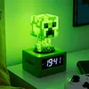 Image de Paladone Creeper Icon RÃ©veil numÃ©rique Vert