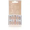 Image de Nail HQ Faux ongles à siroter du vin pétillant aux amandes, 24 pièces