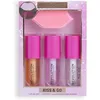 Image de Soins & bases lèvres Revolution Make Up  Kiss  amp; Go Lot 4 Pièces P27164201