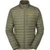 Image de Rab - Doudoune chaude en duvet - Microlight Jacket Light Khaki pour Homme - Taille S - Kaki