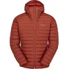 Image de Rab - Doudoune chaude en duvet - Microlight Alpine Jacket Tuscan Red pour Homme - Taille L - Rouge