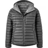 Image de Rab - Doudoune chaude en duvet - Microlight Alpine Jacket W Black Graphene pour Femme - Taille M - Gris