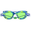 Image de Speedo Lunettes De Natation Pour Enfants Sunny G Pop Seasiders Print Enfant Mixte One Size Speedo Bleu Camo / Jello Vert