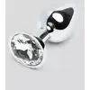 Image de Plug anal bijou Secret Shine small transparent 124 g