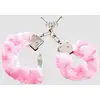 Image de Menottes Fausse Fourrure Furry Handcuffs Rose