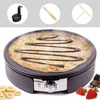 Image de Duronic PM152 CrÃªpiÃ¨re Ã©lectrique de 1500W 37 cm Plaque de cuisson antiadhÃ©sive et dÃ©montable Accessoires inclus TempÃ©rature ajustable CrÃªpes sucrÃ©es galettes salÃ©es et omelettes