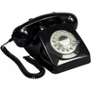Image de GPO 746RBLK 746 Rotary Dial Telephone Black