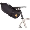 Image de Restrap - Sacoche de selle - Saddle Bag Orange 8L + Dry Bag - Noir