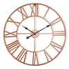 Image de Horloge murale - Queensway Casa Chic by 60 - cadre métallique silencieux - Doré Rose en occasion ou reconditionné