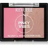 Image de Revuele Duo blush et couleur illuminatrice Pinky Vibes 8 g
