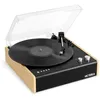 Image de Platine Vinyle Bluetooth Ultra Compacte Eastwood Bamboo