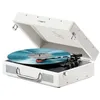 Image de PLATINE VINYLE - MIXX - REVIVAL 55 - ENCEINTES STÃRÃO INTÃGRÃES - 3 VITESSES - BLUETOOTH - SORTIE RCA - CREME