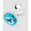Image de Plug anal bijou Secret Shine small bleu 52 g