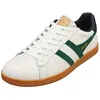 Image de Chaussures Gola Equipe Ii Pour Hommes - Baskets En Cuir Blanc Et Vert - 45