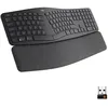 Image de Logitech ERGO K860 - Clavier - sans fil - 2.4 GHz, Bluetooth 5.0 - AZERTY - Français - graphite