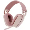 Image de Logitech Zone Vibe 100 - Micro-casque - circum-aural - Bluetooth - sans fil - rose