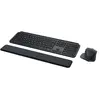 Image de Logitech MX Keys Combo for Business - Ensemble clavier et souris - rétroéclairé - sans fil - Bluetooth LE - QWERTZ - Allemand - graphite