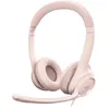 Image de Logitech H390 - Micro-casque - sur-oreille - filaire - USB-A - rose