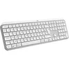 Image de MX Keys S Clavier Sans Fil Rechargeable USB C, Silencieux, Plat, Retroeclaire - Gris pale en occasion ou reconditionné