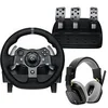 Image de Pack gaming Volant de course et pédalier G920 Driving Force pour PC/Mac/Xbox One/Xbox Series X/S + Casque Astro A10 gen 2 noir en occasion ou reconditionné