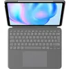 Image de Logitech Combo Touch - Clavier et étui - avec trackpad - rétroéclairé - Apple Smart connector - AZERTY - Français - gris oxford - pour Apple 13-inch iPad Air (M2, M3)