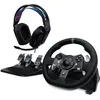 Image de Volant + PÃ©dalier Logitech Volant G920 + Casque G335 Noir