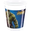 Image de 8 GOBELETS CARTON AVENGERS INFINITY WAR