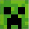 Image de 20 SERVIETTES PAPIER MINECRAFT JEUX VIDÃO 33CM