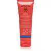 Image de Apivita Hydra sans danger pour le soleil Bee Fresh Lait de bronzage SPF50 visage et corps SPF 50 100 ml