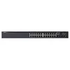Image de Dell Networking N1524P - Commutateur - C2+ - GÃ©rÃ© - 24 x 10/100/1000 + 4 x 10 Gigabit SFP+ - flux d'air de l'avant vers l'arriÃ¨re - Montable sur rack - PoE+ (30.8 W)